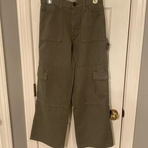 NWOT SO army green cargo high rise pants